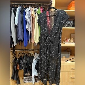 Black Star Maxi/Mid Dress